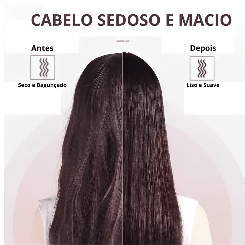 SmoothHair - Escova Alisadora 3 em 1